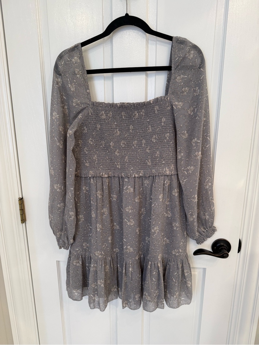 RD Style Harper Smocked Square Neck Floral Mini Dress